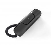 Проводной телефон-трубка Alcatel T06 black (повтор последнего номера, рег. громкости звонка, возможность настенной установки, цвет - черный)