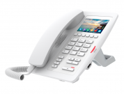 Гостиничный IP-телефон Fanvil H5, белый [FH5PPSUW] (2 SIP-аккаунта, 3,5-дюймовый цветной ЖК экран, 6 программ. кнопок, USB, 2 порта Ethernet 10/100 Мбит/с, PoE, блок питания в комплекте)