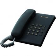 Проводной телефон Panasonic KX-TS2350RUB (повтор последнего номера, кнопка ”флэш”, переключение тон/пульс, регулировка громкости звонка, возможность установки на стене, цвет - черный)