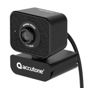 Компактная веб-камера потокового класса Accutone Focus 500 (1080p30, 2,0 мегапикселя, USB Type-A, микрофон) 