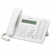 Panasonic KX-DT543RU Цифровой системный телефон (ЖК-дисплей с подсветкой, 24 програм. кнопки, полнодуплексный спикерфон, цвет - белый)