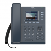 Htek UC921U RU Классический гигабитный цветной IP-телефон (4 SIP-аккаунта, цветной ЖКД 2.8" TFT (320 х 240 пикс.) с подсветкой, 4 прогр. клав., два порта Gigabit Ethernet с поддержкой PoE, USB-порт, БП в комплекте)