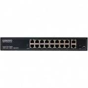 OSNOVO SW-61621(300W) PoE коммутатор Fast Ethernet на 16 x RJ45 PoE + 2 x RJ45 GE + 1 SFP GE порта