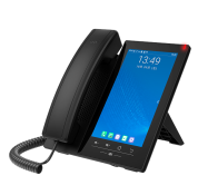 Топовый отельный IP-телефон Fanvil H7 (Android, 20 SIP-аккаунтов, 7" сенсорный экран (1024х600), Bluetooth 5.0, Wi-Fi 2,4G/5G, два гигабитных порта, PoE, б/п в комплекте)