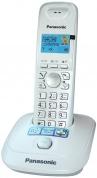 Беспроводной телефон DECT Panasonic KX-TG2511RUW (АОН, Caller ID (журнал на 50 вызовов), спикерфон на трубке, полифонические мелодии звонка, цвет - белый)