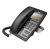 Гостиничный IP-телефон Fanvil H5, черный [FH5PPSUB] (2 SIP-аккаунта, 3,5-дюймовый цветной ЖК экран, 6 программ. кнопок, USB, 2 порта Ethernet 10/100 Мбит/с, PoE, блок питания в комплекте)