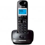 Беспроводной телефон DECT Panasonic KX-TG2511RUT (АОН, Caller ID (журнал на 50 вызовов), спикерфон на трубке, полифонические мелодии звонка, цвет - темно-серый металлик)