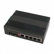 Промышленный коммутатор OSNOVO SW-7052/I Gigabit Ethernet на 6 портов