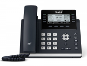 IP-телефон Yealink SIP-T43U (12 SIP-аккаунтов, графический 3.7" LCD-экран (360х160), 2хUSB, BLF, GigE, PoE, без БП)