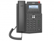 Fanvil X1SG IP-телефон начального уровня (2 SIP-аккаунта, монохромный экран (128x48) с подсветкой, 2xEthernet 10/100/1000, G.722, Opus, IPv6, PoE, б/п в комплекте)