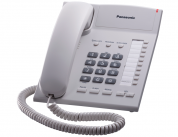 Проводной телефон Panasonic KX-TS2382RUW (индикатор вызова, однокнопочный набор 20 номеров, ускоренный набор 10 номеров, возможность установки на стене, цвет - белый)