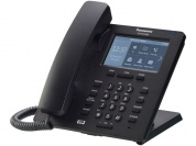 Проводной SIP-телефон Panasonic KX-HDV330RUB (цветной тачскрин 4,3″ с подсветкой, звук HD-качества (G 722), встроенный Bluetooth® для гарнитуры, 2 Гигабитных порта с поддержкой PoE, 12 SIP-линий, цвет - черный, без б/п)