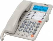 Проводной телефон RITMIX RT-495 white (ЖК-дисплей с подсветкой, Caller ID, тел. книга 75 контактов, 10 кнопок для быстрого однокнопочного набора номера, спикерфон, индикация звонка, настольная/настенная установка, цвет - белый)
