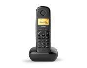 DECT-телефон GIGASET A170 SYS RUS черный [S30852-H2802-S301] (определитель номера, телефонный справочник (50 записей), память 10 набранных номеров, будильник)