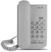 Проводной телефон teXet TX-212 (повтор посл. набран. номера, световая индикация вызывного сигнала, рег. громкости звонка, откл. микрофона, пауза, тон/пульс, Flash, настольно-настенное исполнение)