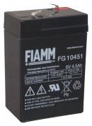 Аккумуляторная батарея Fiamm FG10451 (6В/4,5Ач, 70x47x101 мм, 0,71 кг)