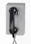 J&R JR201-FK-OW-SIP Всепогодный вандалозащищенный промышленный SIP-телефон (клавиатура, накладной, PoE, без БП, серый)
