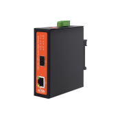 Wi-Tek WI-PS302GF-I, Медиаконвертер промышленный с PoE (1000-Base-T/1000Base-FX с SFP-портом)
