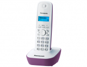 Panasonic KX-TG1611RUF Беспроводной телефон DECT (AOH, Caller ID (журнал на 50 вызовов), телефонный справочник (50 записей), возможность установки на стене)