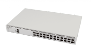 Eltex MES5324A Коммутатор агрегации 10G (1x10/100/1000BASE-T (ООВ), 24x10GBASE-R (SFP+)/1000BASE-X (SFP), коммутатор L3, 2 слота для модулей питания)