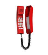 Универсальный SIP-телефон красного цвета Fanvil H2U [FH2UR] (2 SIP-аккаунта, 2 порта Ethernet 10/100 Мбит/с, PoE, без блока питания)
