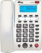 Проводной телефон RITMIX RT-550 white (ЖКД с подсветкой, Caller ID, тел. книга 99 контактов, 8 кнопок быстрого однокнопочного набора номера, спикерфон, индикация звонка, настольная/настенная установка, цвет - белый)