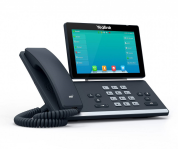 Yealink SIP-T57W, Стационарный IP-телефон с поддержкой WiFi (16 SIP-аккаунтов, цветной 7" сенсорный экран (800х480), Wi-Fi, Bluetooth, USB, HD, GigE, PoE, без видео, без БП)