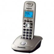 DECT-телефон Panasonic KX-TG2511RUN (АОН, Caller ID (журнал на 50 вызовов), спикерфон на трубке, полифонические мелодии звонка, цвет - платиновый)