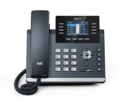 Yealink SIP-T44W, Стационарный IP-телефон с поддержкой WiFi (12 SIP-аккаунтов, графический 2.8" цветной LCD-экран (320 х 240), 2хUSB, Wi-Fi, Bluetooth, BLF, GigE, PoE, без блока питания)