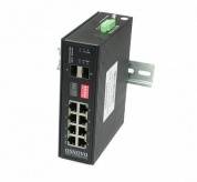 Промышленный коммутатор OSNOVO SW-80802/I(Port 90W, 300W) Gigabit Ethernet на 8GE PoE + 2 GE SFP порта