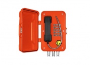 Всепогодный взрывозащищенный промышленный SIP-телефон J&R JREX101-FK-SIP (клавиатура, PoE, без БП, с крышкой)