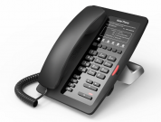 Гостиничный IP-телефон Fanvil H3, черный [FH3PPSUB] (2 SIP-аккаунта, 6 программ. кнопок, USB, 2 порта Ethernet 10/100 Мбит/с, PoE, блок питания в комплекте)