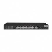 OSNOVO SW-62444(400W) PoE коммутатор Fast Ethernet на 24 x RJ45 портов + 4 x GE Combo uplink порта