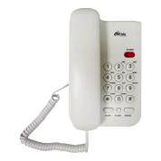 Проводной телефон RITMIX RT-311 white (индикация входящего звонка, регулировка громкости звонка, сброс, повтор последнего набранного номера, пауза, возможность настенной установки, отключение микрофона)