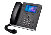 IP-телефон Eltex VP-30P (6 SIP-аккаунтов, цветной ЖК-дисплей, два гигабитных Ethernet-порта, PoE, HD Voice, подключение консолей расширения VP-EXT22)