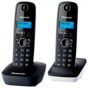 Panasonic KX-TG1612RU1 Беспроводной телефон DECT (2 трубки в комплекте, AOH/Caller ID (журнал на 50 вызовов), телефонный справочник на 50 записей)