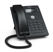 IP-телефон Snom D120 RU (2 SIP-аккаунта, граф. экран с подсв., 2-порта Ethernet 10/100, PoE, полн. русификация, без б/п, цвет черный)
