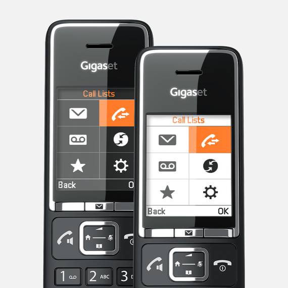 Возможности персонализации телефона Gigaset COMFORT 550A IP flex