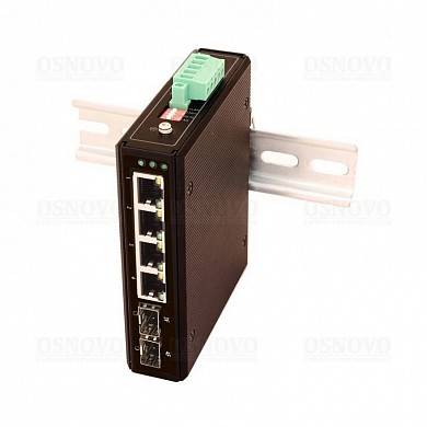 OSNOVO SW-80402-I(port 60W,240W) Промышленный PoE коммутатор Gigabit Ethernet