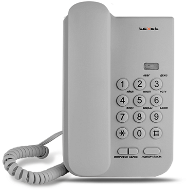 Проводной телефон teXet TX-212