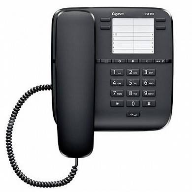 Проводной телефон Gigaset DA310 RUS, черный