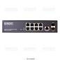 OSNOVO SW-80802/L(150W) Управляемый (L2) PoE коммутатор Gigabit Ethernet 8 GE RJ45 + 2 GE SFP