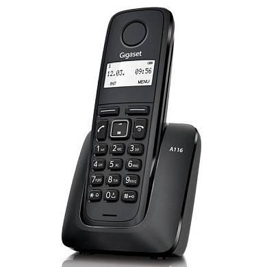 DECT-телефон Gigaset A116 RUS черный [S30852-H2801-S301]