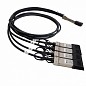 FH-DP4T30QS01, QSFP+ to 4хSFP+ Direct attach passive cable, 1m