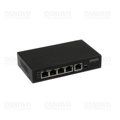 OSNOVO SW-8050/D Коммутатор/удлинитель Gigabit Ethernet с PoE на 5 портов