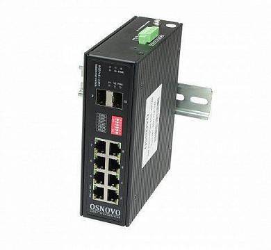 Промышленный коммутатор OSNOVO SW-80802/I(Port 90W, 300W)