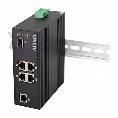 OSNOVO SW-40501/IC Промышленный PoE коммутатор Fast Ethernet